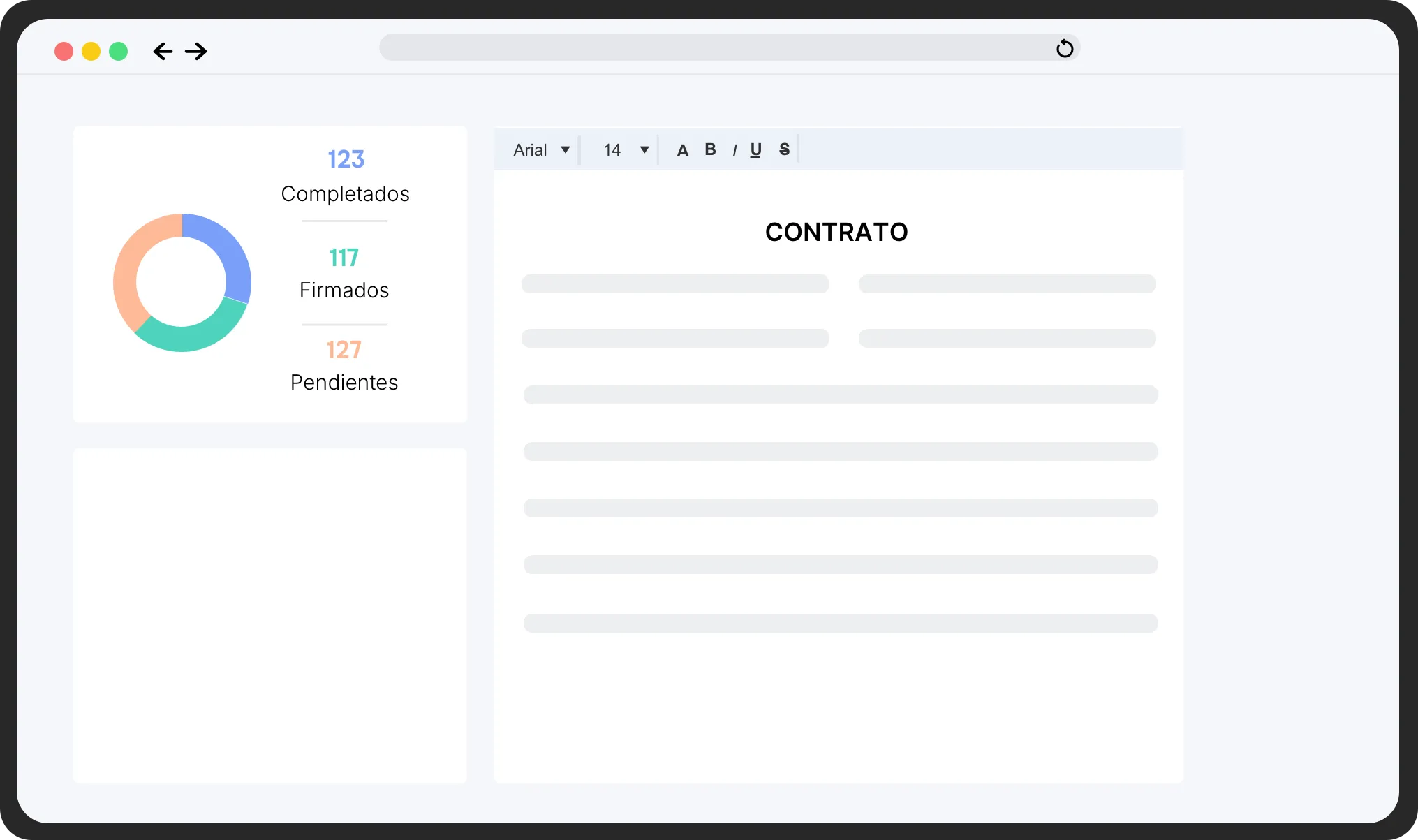 Features dashboard